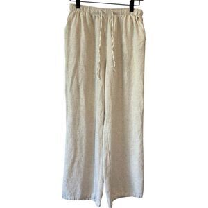 Indero Linen Pants With Pockets Size Small